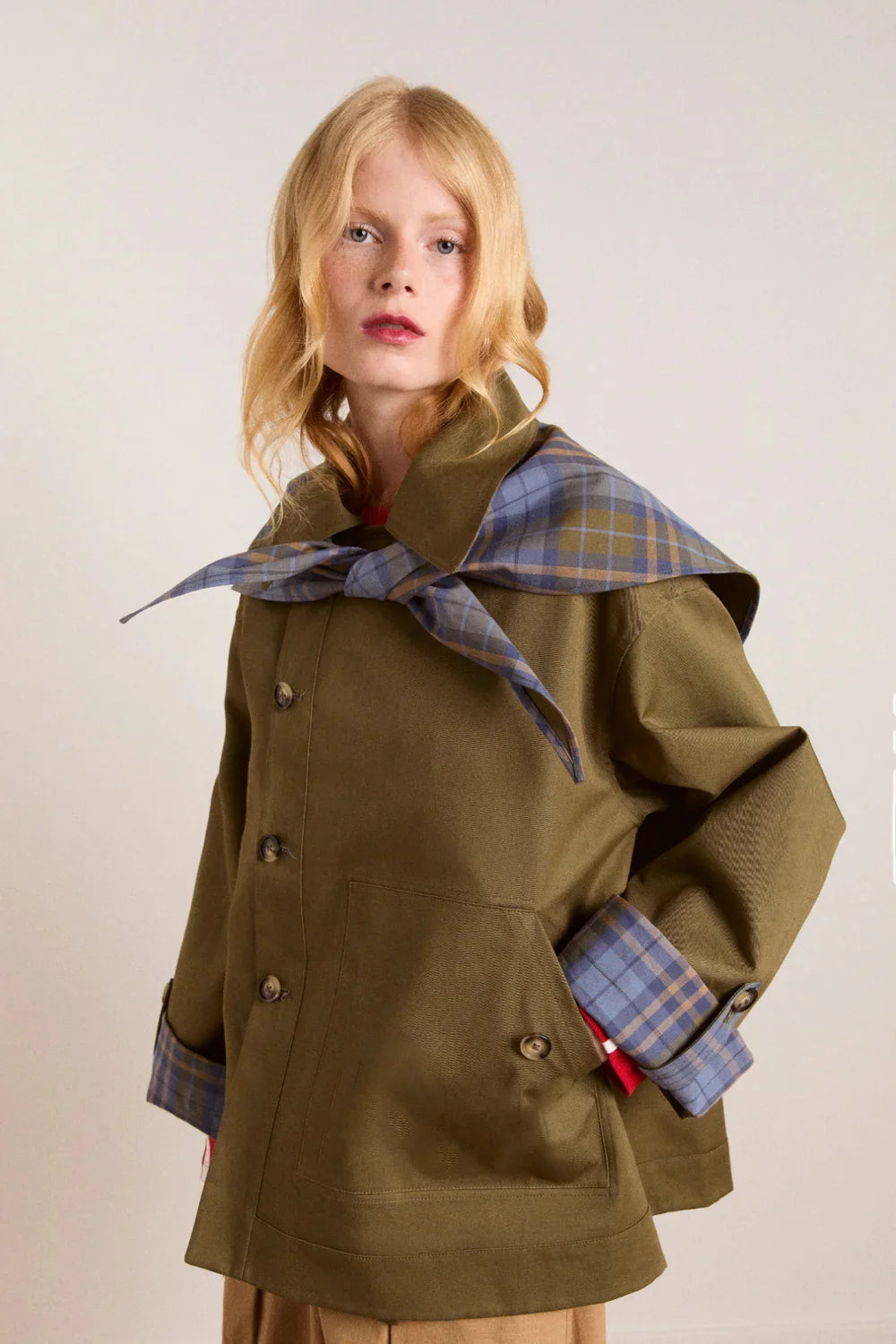 Reversible Jerry Top Trench Coat